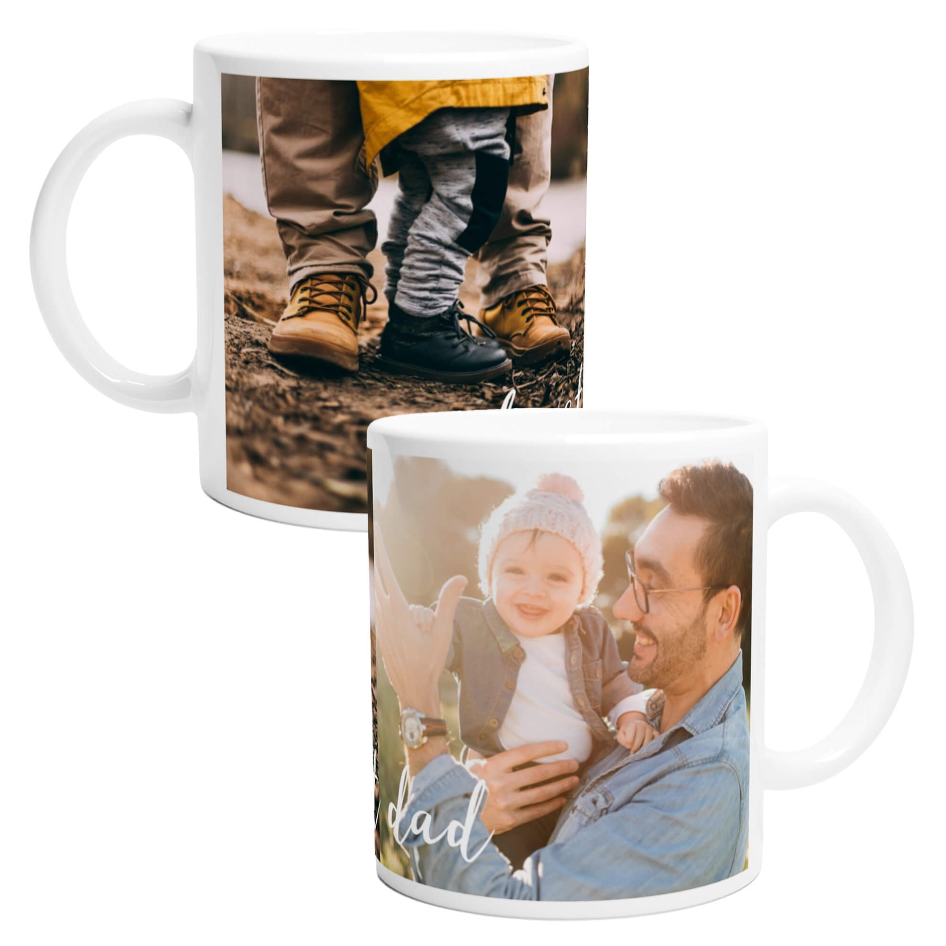 Best dad personalised photo mug