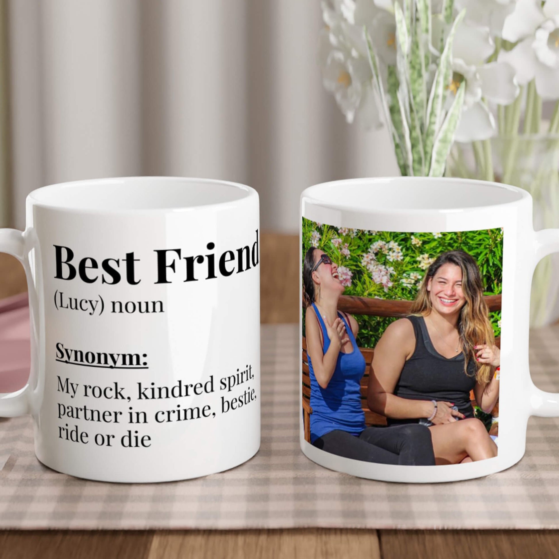 Best friend dictionary definition mug - lifestyle image