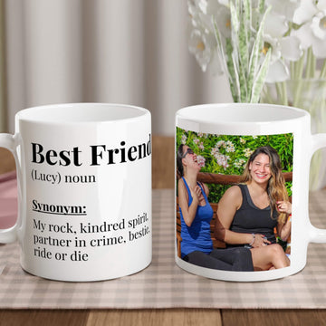 Best friend dictionary & synonyms mug