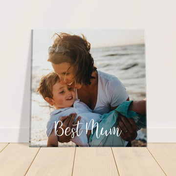 Best mum personalised canvas