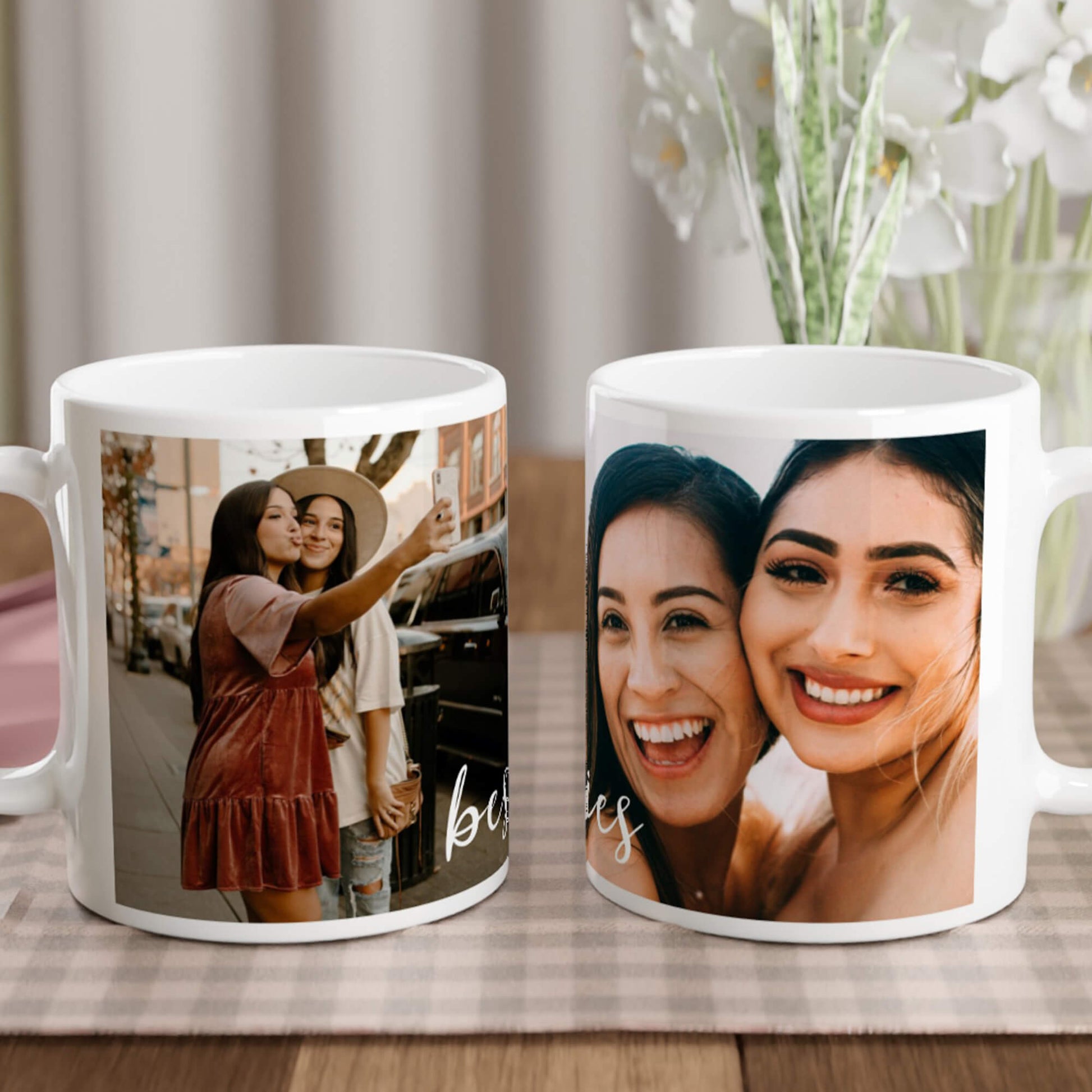 Besties mug - lifestyle image