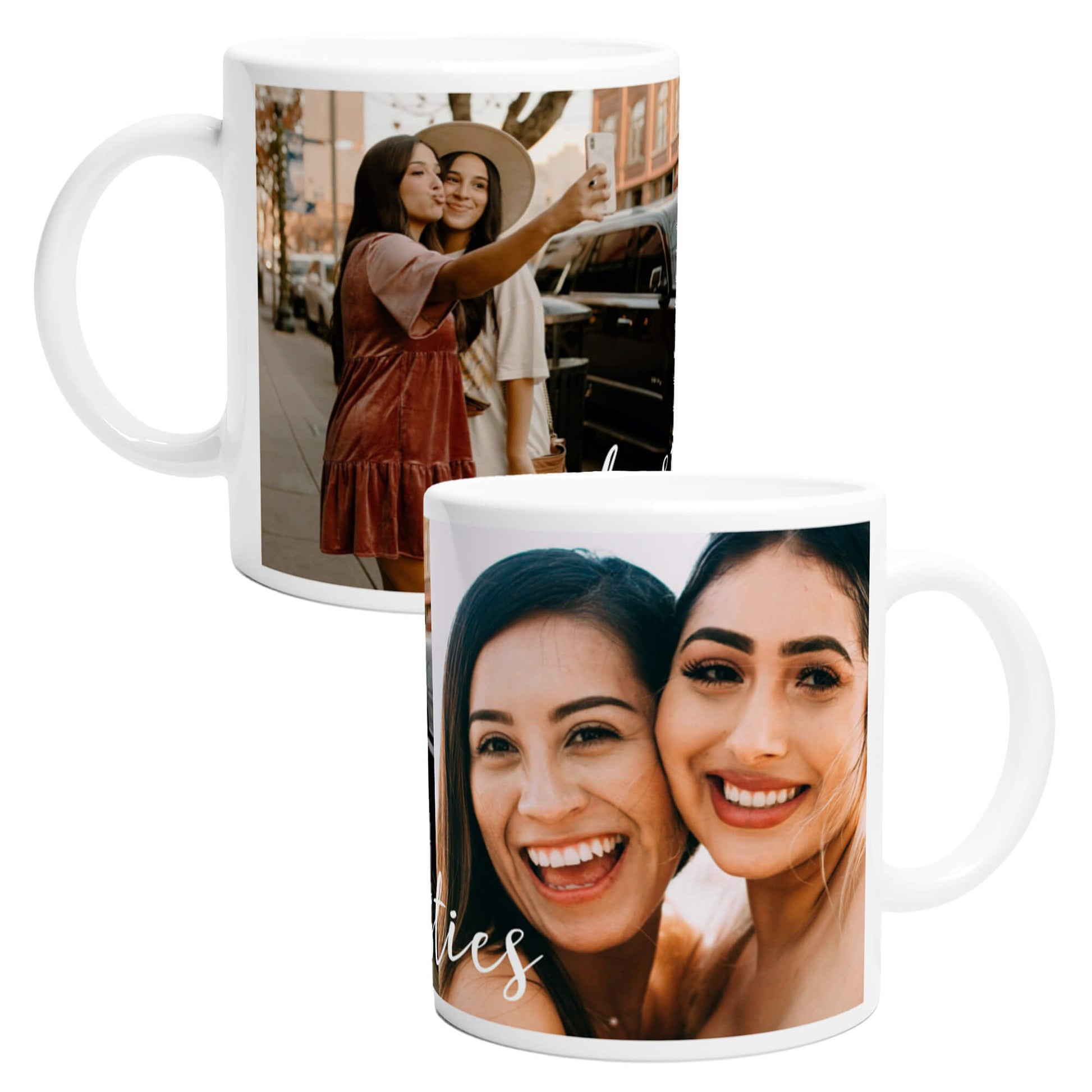 Besties personalised photo mug