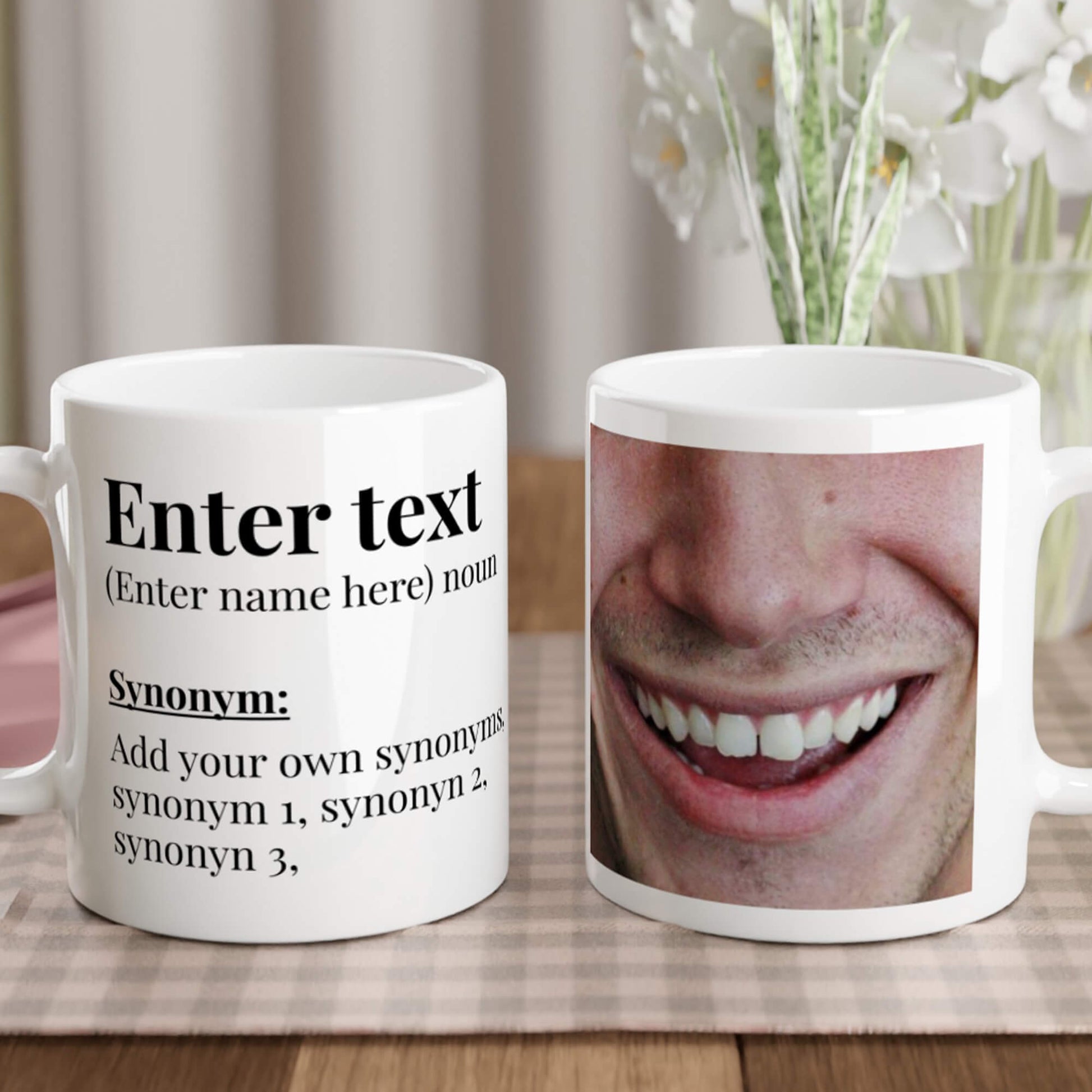 Create your own dictionary definition mug - lifestyle image