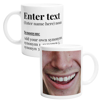 Create your own dictionary & synonyms mug