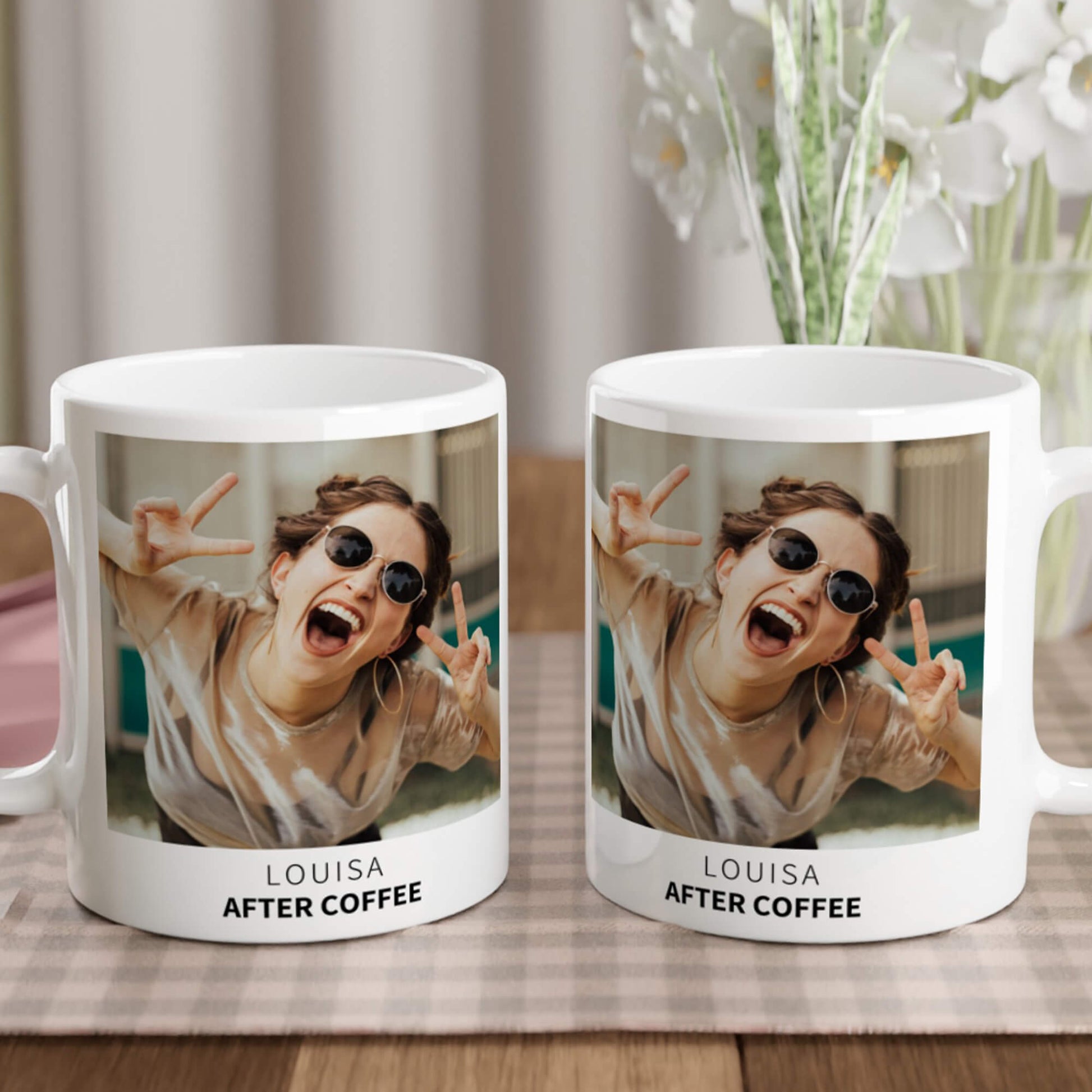 Create your own personalised mug - lifestyle photo