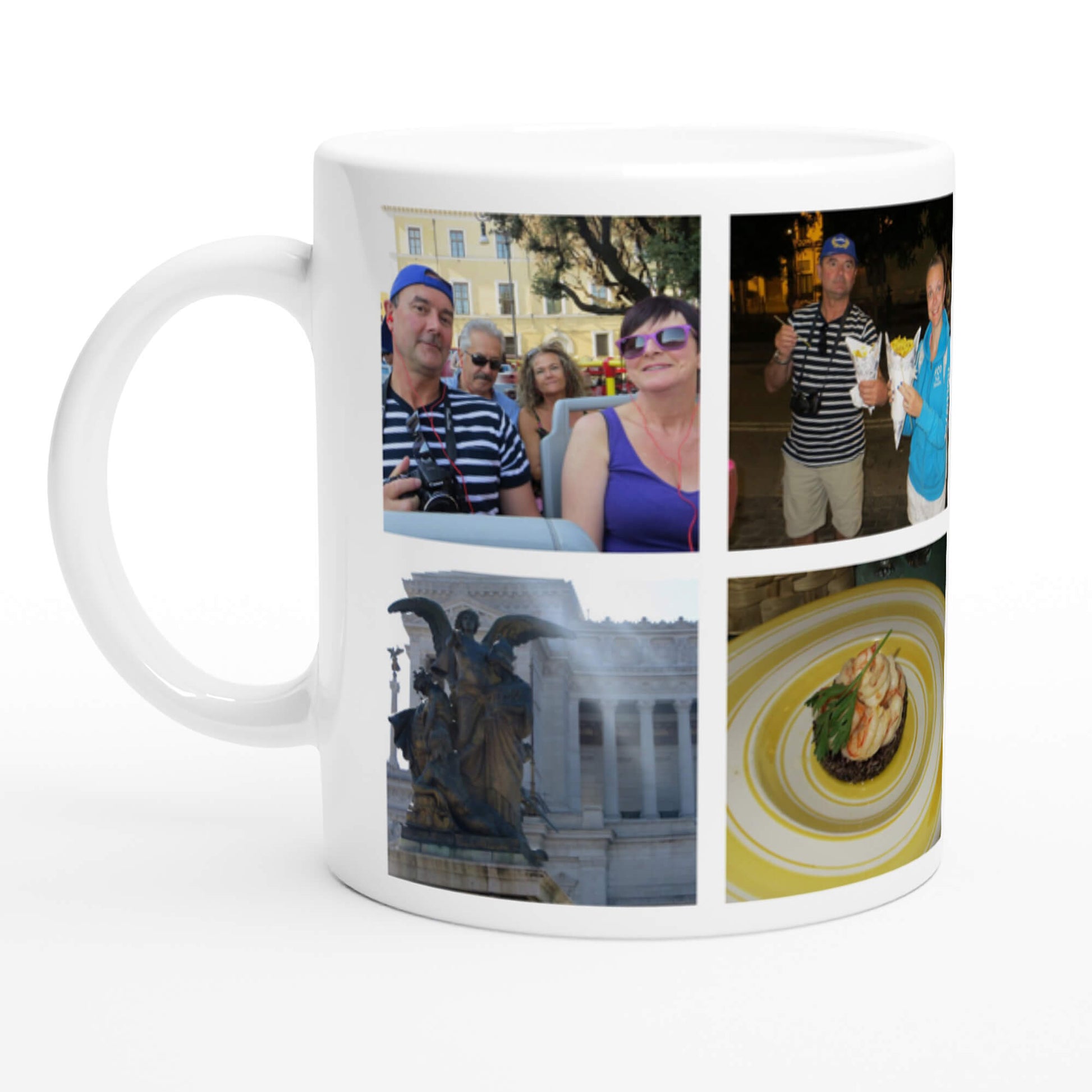 Create your own photo collage mug - left preview