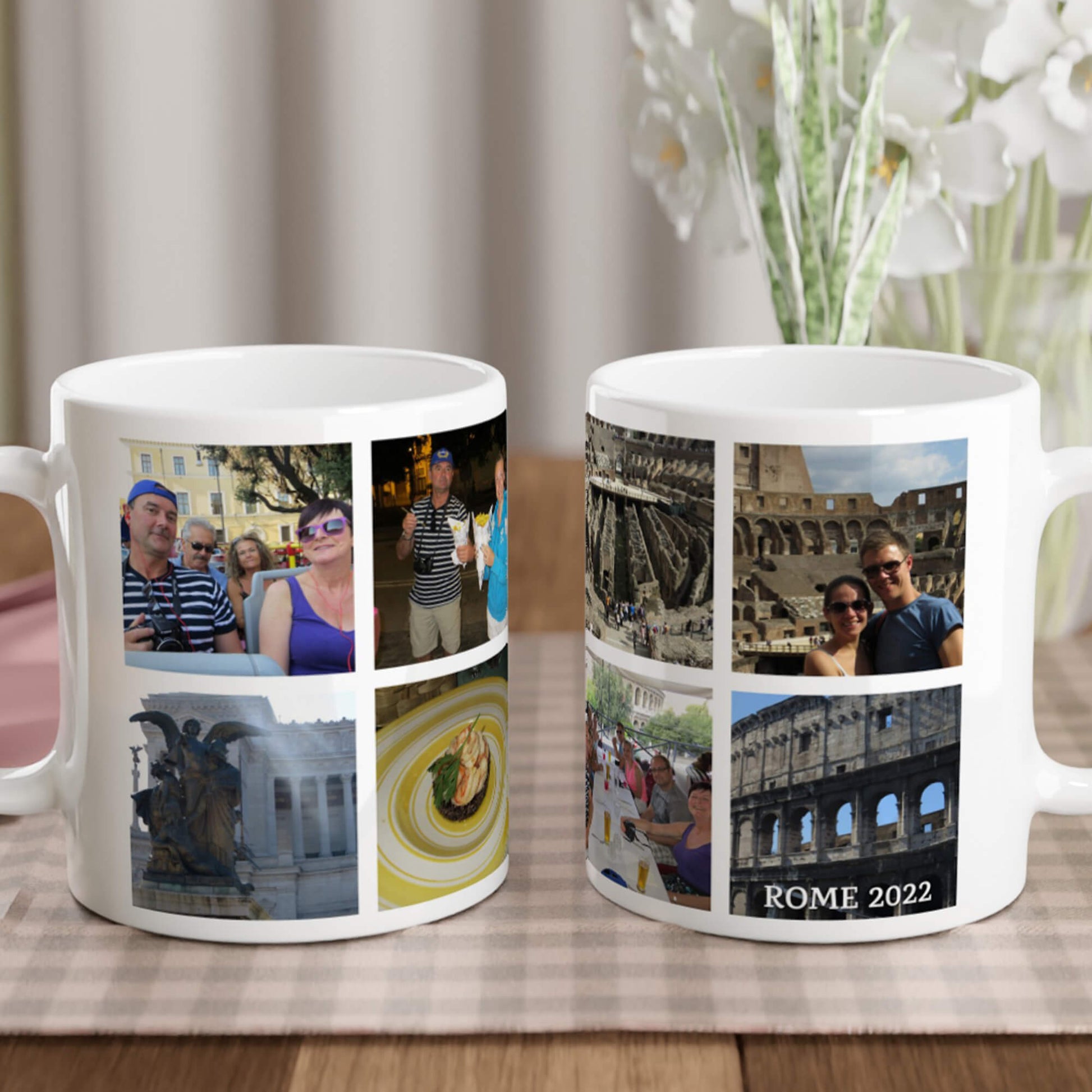 Create your own photo collage mug - lifestyle image