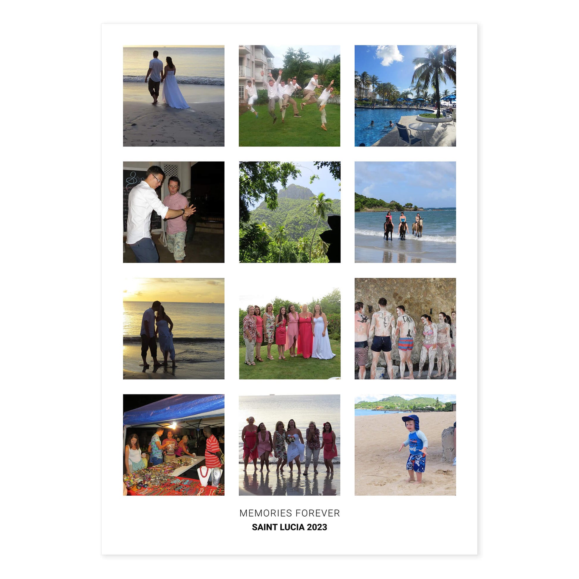 Personalise your own photo collage poster