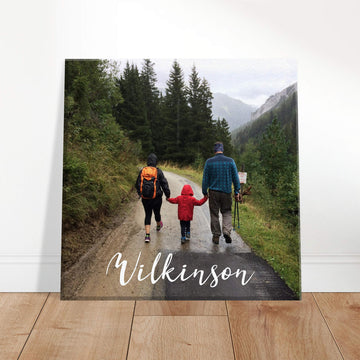 Family personalised canvas