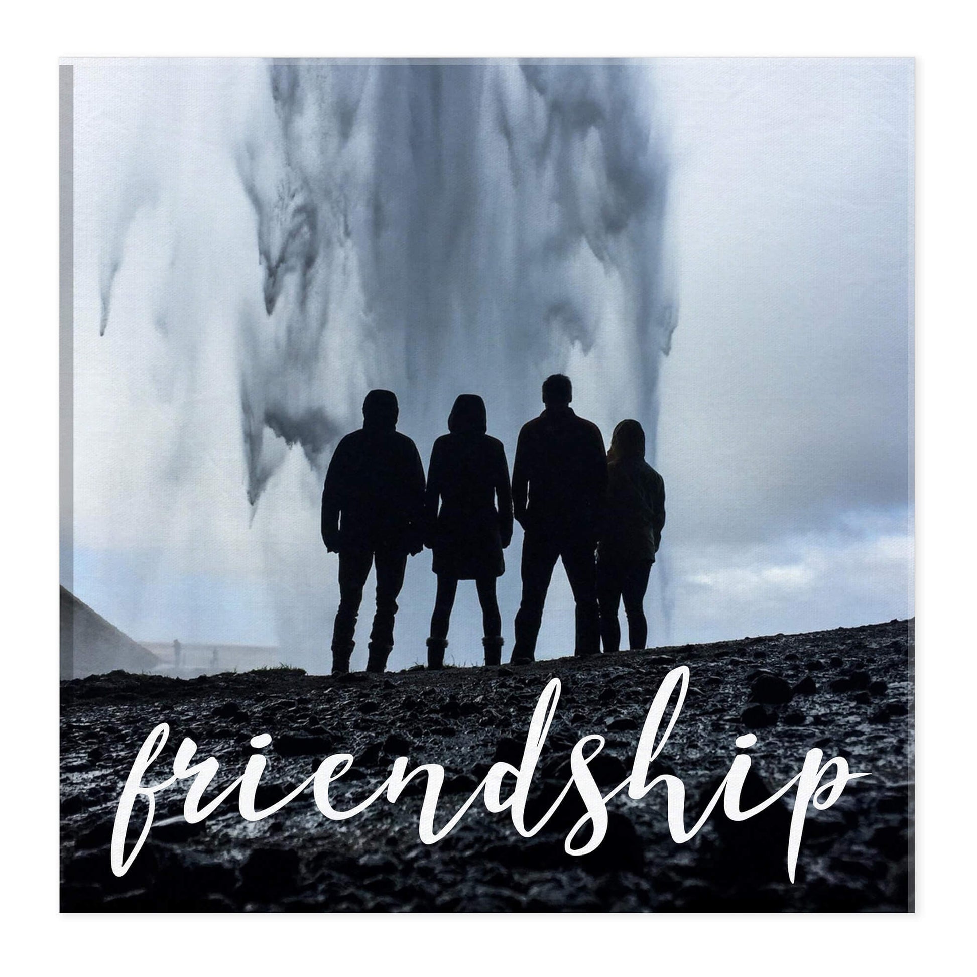 Friendship personalised photo canvas