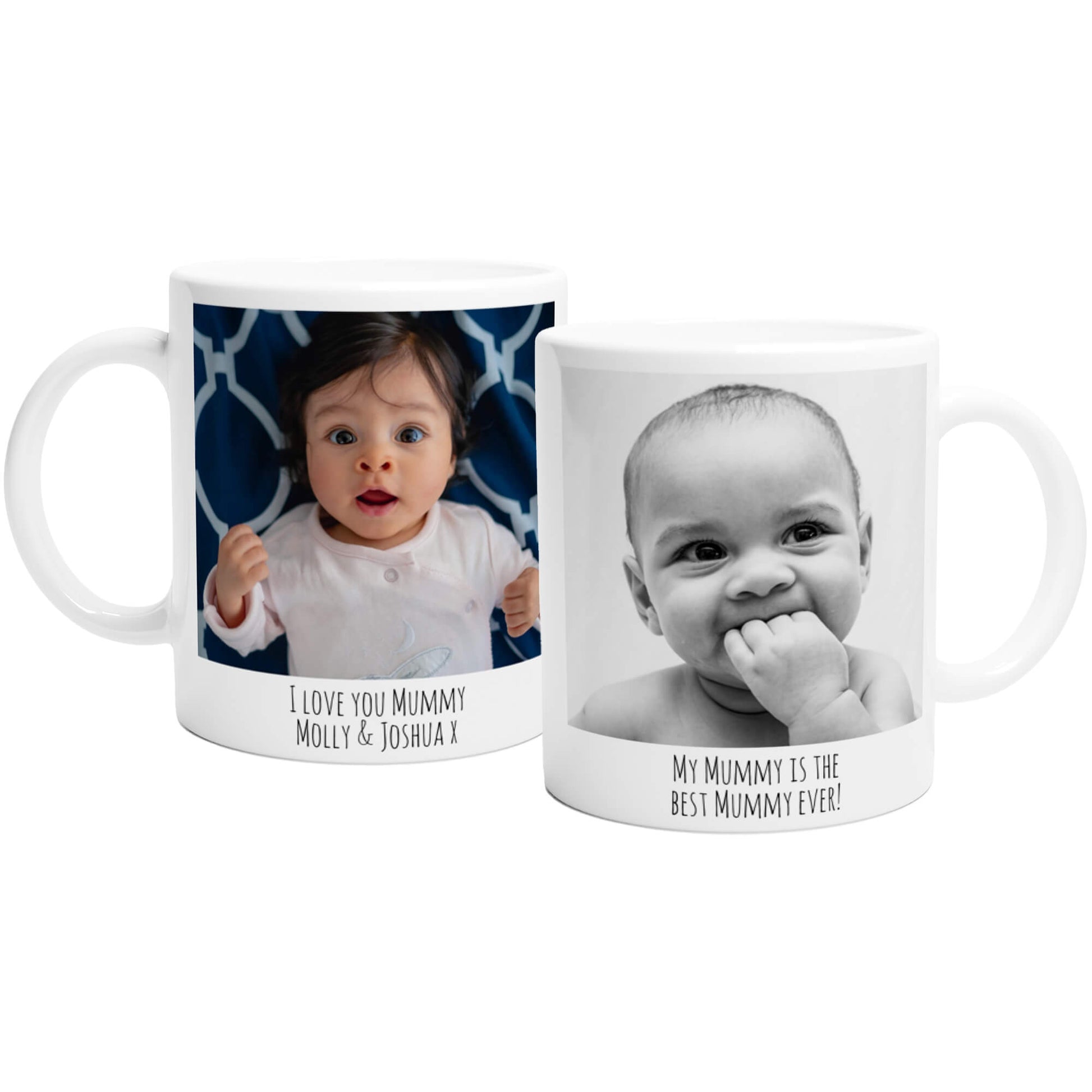 I love you Mummy personalised photo mug