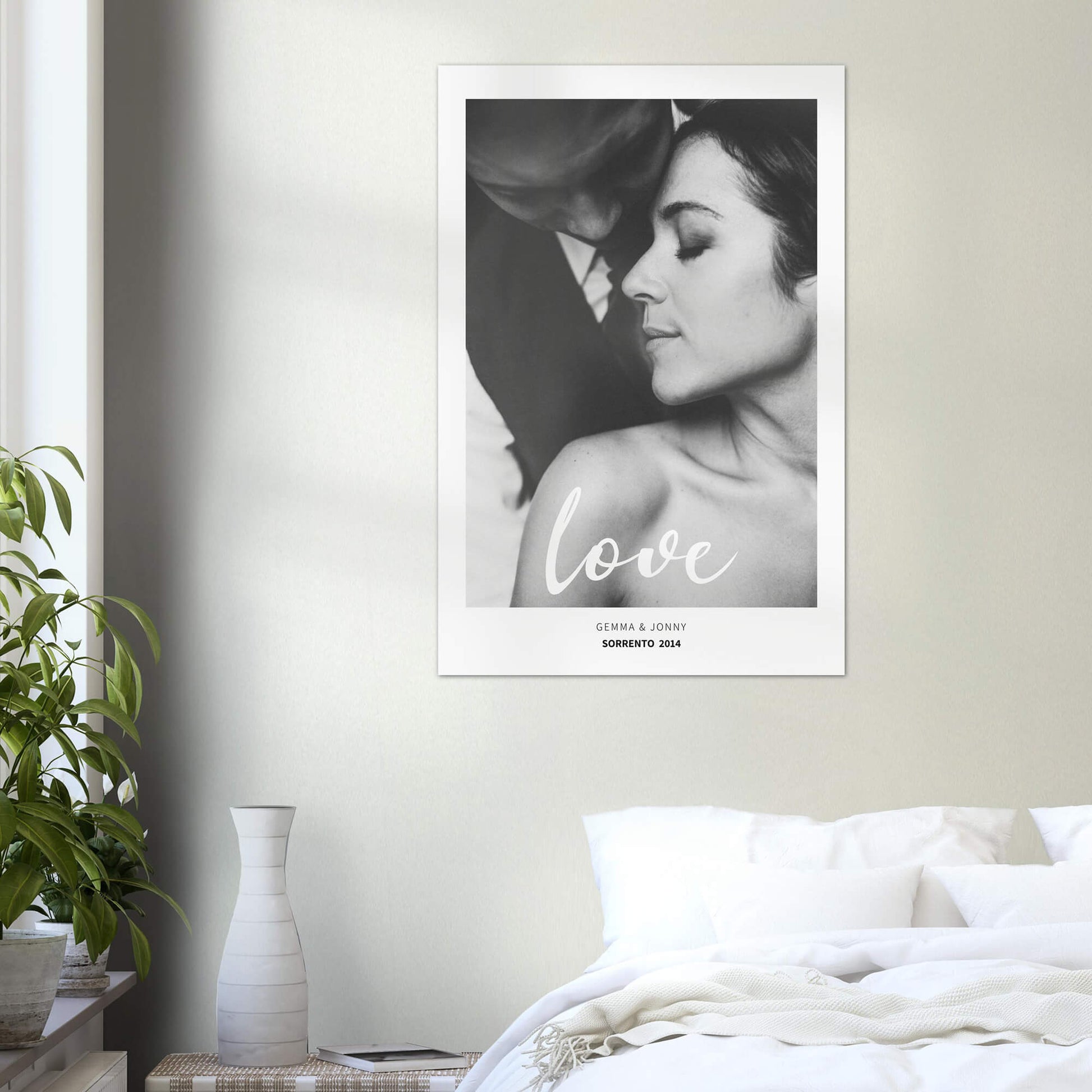 Personalised love poster - large