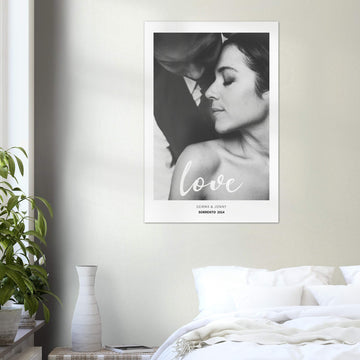 Love personalised poster