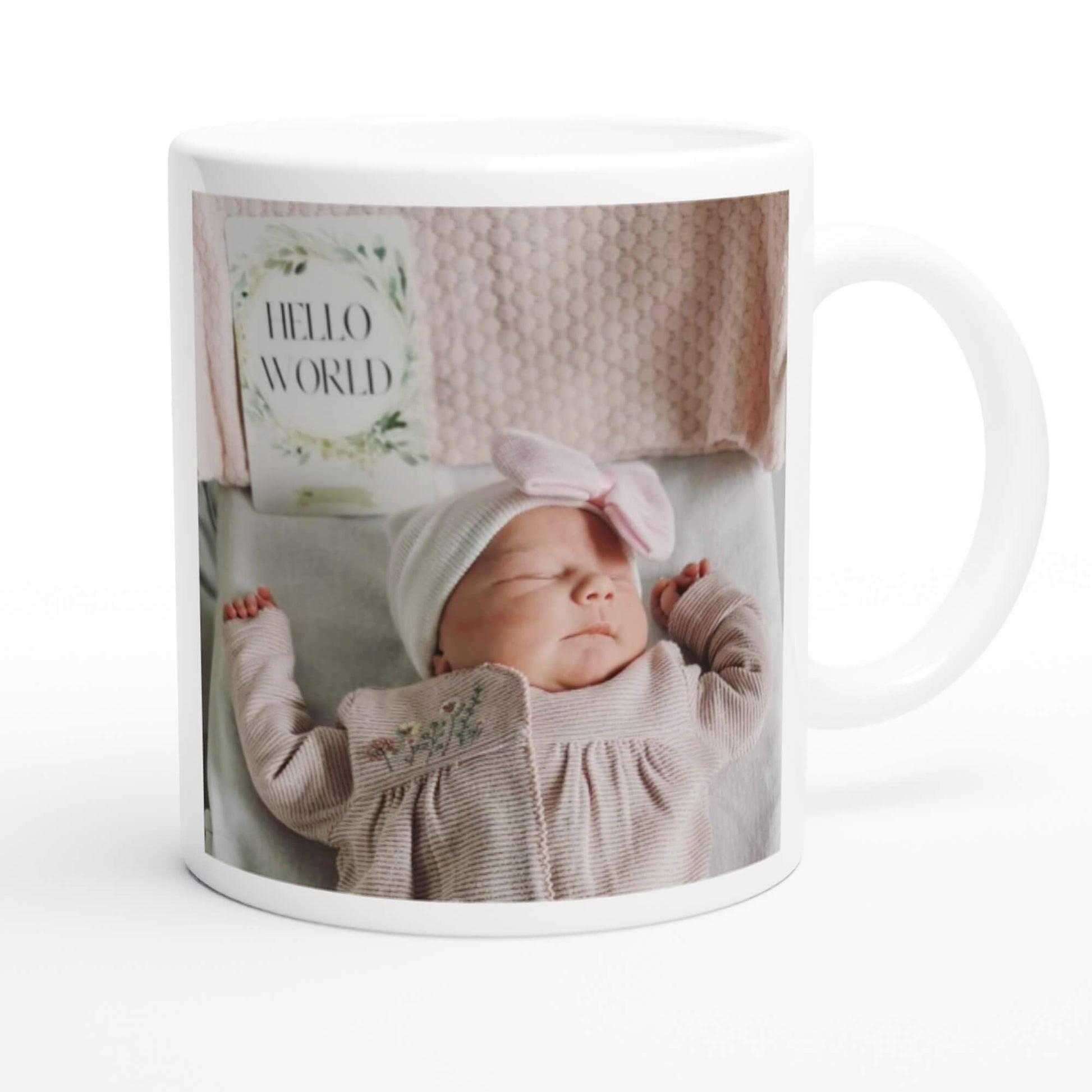 Baby birth stats mug - photo preview