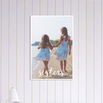 Sisters personalised poster