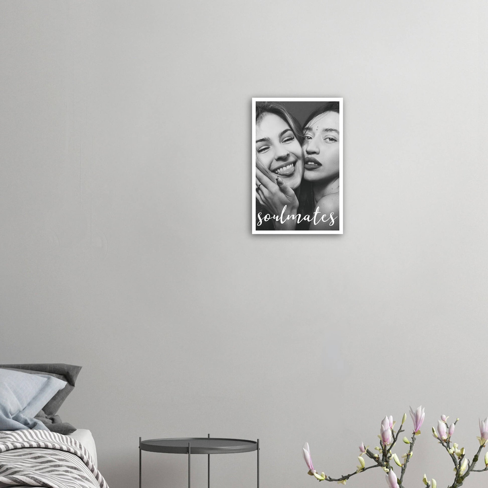 Soulmates personalised poster - small