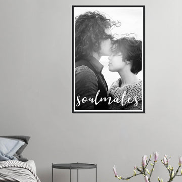 Soulmates personalised framed print