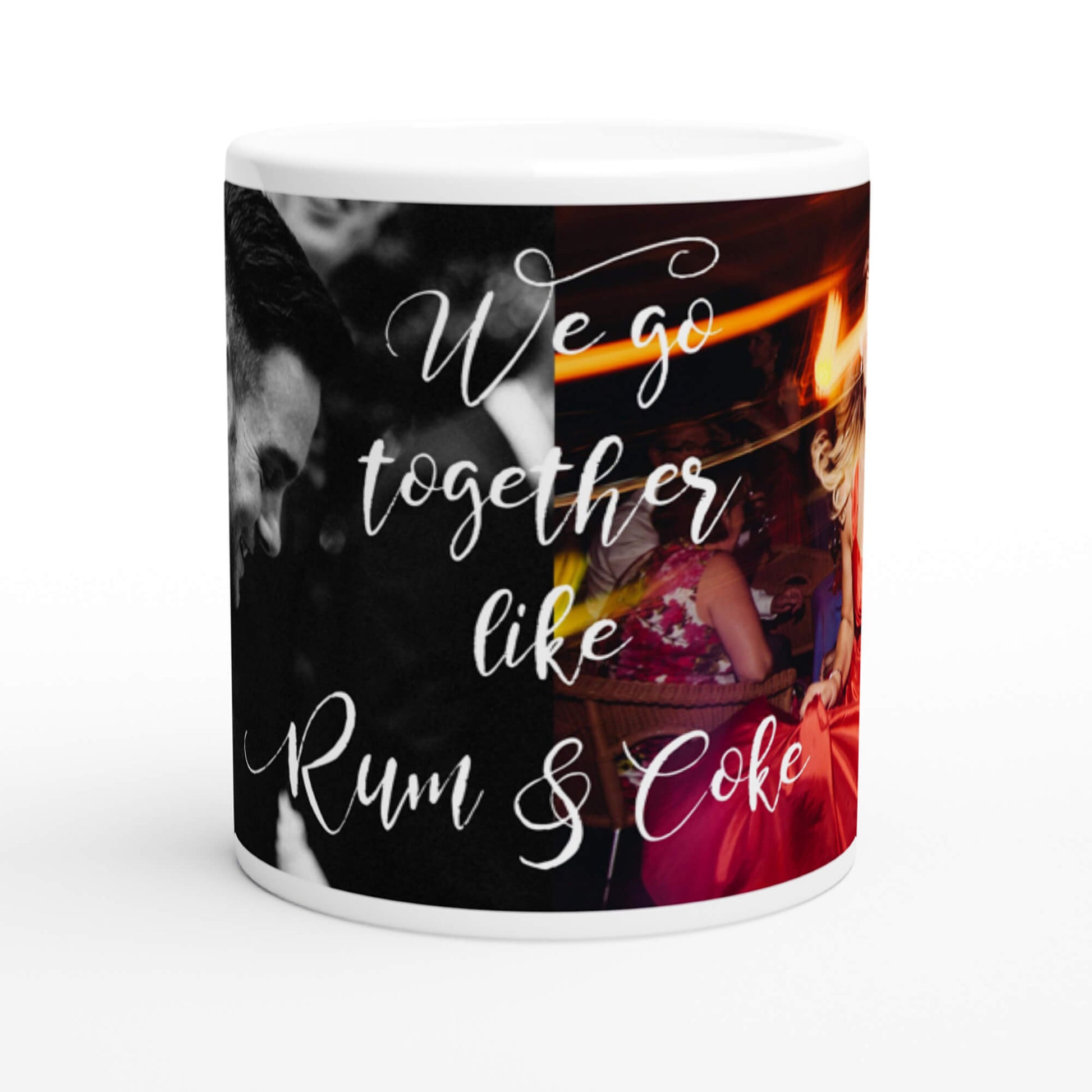 We go together like mug - personalised text preview