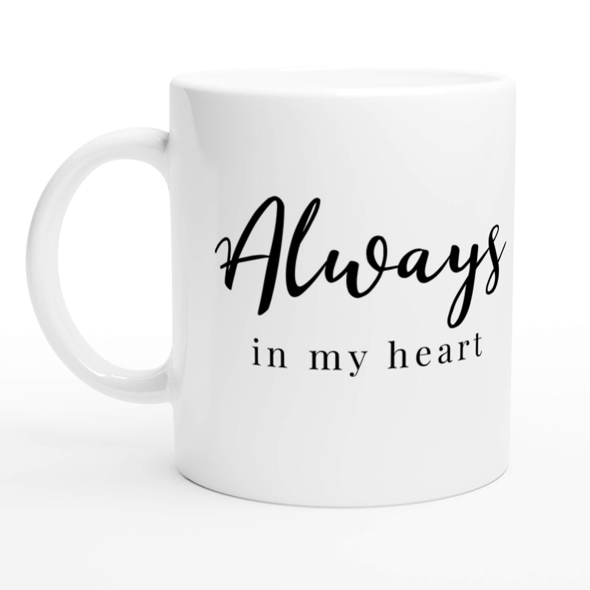 Pet memorial photo mug - text preview